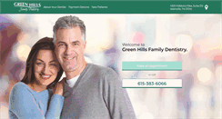 Desktop Screenshot of greenhillsfamilydentistry.com